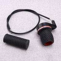 Black Plastic Throttle Grip & Cable New Fit for HANGKAI 3.6HP 4.0HP 4 Stroke Outboard Motors