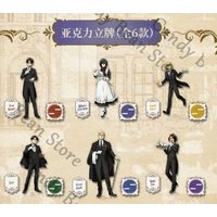 Genuine Anime Attack on Titan Levi Ackerman Mikasa Hange Zoe Cosplay Acrylic Figure Stand Cartoon Card Bricks Badge Laser Ticket