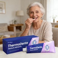 Comfort Denture Fixing Adhesive Strong Adhesion Long-Lasting Fixation Anti-Dislodgement Soothing Gum Denture Care Products 40g