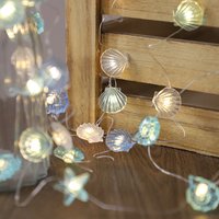 2M Sea Animals Turtle Shell String Light Mermaid Party Under The Sea Birthday Party Decor Beach Theme Fairy Light For Home