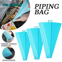 Piping Bag Reusable Silicone 1/3pcs Diy Professional Cake Decorating Tools Hanging Icing Cream Pastry Bag Baking Tools VIE LENTE