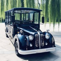 Fancy Antique Classic Cart Lithium Battery Powered Lightweight And Powerful For Compact Environments Black Upholstered Seat