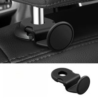 2PC Car Back Seat Hook, Heavy Duty 20kg, Headrest Hanger for Grocery Bag, Interior Organizer Accessories.