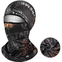 AliExpress NONE Summer Cool Balaclava Ice Silk Cycling Full Face Cap Sun Anti-UV Protection Sports Face Cover Headwear Bike Motorcycle Men's Hat