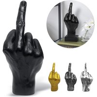Resin Ornaments Of Middle Finger Statue Upright Middle Finger Arts Crafts Desktop Gesture Figurine Sculpture Living Room Dec