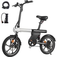 Hot Selling Electric Bike Front and Rear Disc Brake High Speed Folding 16 Inch Fat Tire Lithium Battery Electric Bicycle