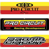 60X240cm Pro Circuits Banner Flag Polyester Printed Garage or Outdoor Decoration Tapestry