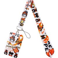 'HOPE' Breast Cancer Lanyard Neck Strap Keychain Scenery ID Card Cover Badge Holder Mobile Phone Hang Rope Keyring Accessories