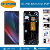 6.55"Original AMOLED For Oppo Find X3 Neo X3Neo LCD Display CPH2207 Touch Screen Panel Digitizer For FindX3 Neo Assembly Replace