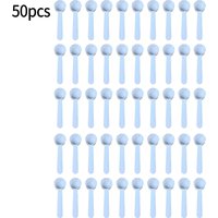 50/100PC 5g White Plastic Measuring Spoon Gram Scoop Food Baking Medicine Powder Measuring Cups Kitchen Measuring Spoons
