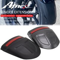 Motorcycle Fender Extension Splash Guard Carbon Mudguard Extender For Honda NC 700 750 S/X NC700X NC750X NC700S NC750S 2012-2019