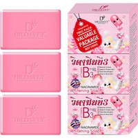 3pcs VITAMIN B3 Soap Cleansing and moisturizing handmade soap, bath soap, facial cleanser, skin moisturizer, bathing soap