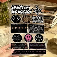B-Bring Me the Horizon Japanese Motorcycle Sticker Suitable for Motorcycle Body Reflective Car Sticker Helmet Decal