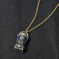 Marvel Infinity Gauntlet Necklace Thanos Pendant, Avengers Endgame Titan Jewelry Gifts for Men and Women, Cosmic Villain