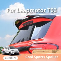 For Leapmotor T03 Car Rear Wing No Drilling Installation Aerodynamic Tail Wing Exterior Cute Decorative