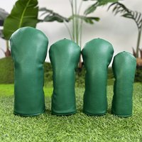 Limited edition green golf club head cover - simple and durable protective cover, scratch and dent protection, golf accessories