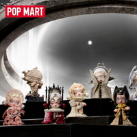 POP MART SKULLPANDA Seria WHERE TIME DWELLS – Zabawki w formie niespodziankowych pudełek, Mystery Box, figurki anime, ozdoby na biurko, kolekcja.