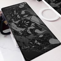 Japanese Anime Black Oni Mouse Pad Computer Durable Deskmat XXL Non-Slip Rubber Large Size Playmat for Office Gaming Accessories