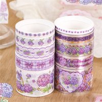 10rolls Kawaii Cartoon Decoration Tape Set DIY Diary Journal Scrapbooking Material Creative Aesthetic Stationery Supplies