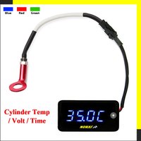 Motos 3 in 1 Cylinder head temperature Volt Time Automatic brightness adjust For YAMXHA NMAX LED Digital Display square meter