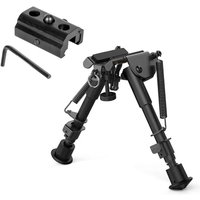 Bipod Adapter with Slings Studs Fit for 20mm Picatinny Weavers with 3 Holes Mount Easy Installation Accessories H8WD