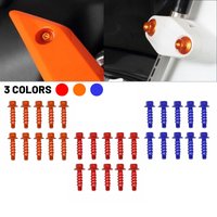 For KTM EXC EXCF XC XCF XCW SX SXF For Husqvarna FE TE FC TC FX TX 2004-2024 10Pcs CNC Aluminum Self Tapping Screw Bolts Kit
