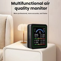 MT13W 10-in-1 Tuya WiFi Air Quality Monitor, COโ Monitor, Formaldehyde Detector, and Thermohygrometer