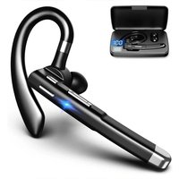 YYK520 Bluetooth Headset Noise Cancelling Sports Waterproof Digital Display Headphones Wireless Headset Business Ear-mounted