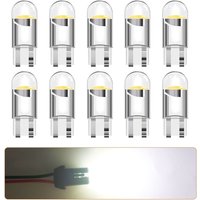 10PCS W5W T10 LED Car Interior Reading Light Bulbs 7 Colors Lighting White/Yellow/Blue/Crystal Blue/Red/Pink/Green for 12V Cars