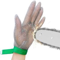 1PC Upgrade Chainmail Gloves Food Grade Stainless Steel Cut Resistant Proof Mesh Metal Gloves for Cutting Butcher Knife Chefs