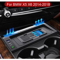 For BMW X5 F15 X6 F16 2014 2015 2016 2017 2018 15W Car wireless charger fast phone charger