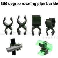 2~20 PCS 11/16/20mm Pipe Clamps 360 Rotation Fixed Tube Aquarium Fish Tank Fitting Agricultural Irrigation Garden Pipe Clamp
