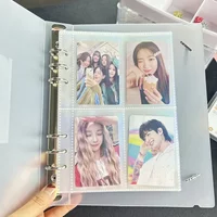A5 Photocard Binder Cover Kpop Photo Album Simple Card Binder Collect Book Loose-leaf Photocard Album Kpop Card Binder