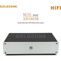 Updated version Finished Dual AD1865R NOS DAC Hifi Audio Decoder With Balanced Output (With 4pcs MUSES02)