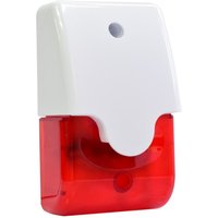 Sound and Light Alarm with Flashing,Horn,Supporting12V/24V/220VWiring,Loud Sound,for Security,Industrialresidential Use,Reliable