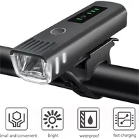 AliExpress 1200MAh Rechargeable Bike Light Set Headlight & Rear Taillight, Waterproof Cycling Lights for Night Riding Mountain/Road Bikes