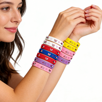 12pcs Stitch ,frozen ,Mickey minnnie Silicone Bracelet ideal for festive parties, fashion party gifts Accessory decorate