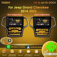 Hizpo 10,1 "Autoradio Radio Für JEEP Grand Cherokee WK2 2014-2022 2Din Android Auto Multimedia Video Player GPS CarPlay Navi 4G
