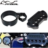 Motorcycle Speedometer Side Mount Relocation Bracket Ring Indicator Handlebar Clamp For Harley Sportster Iron 883 1995-2021 2022