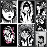 J-Junji Ito T-Tomie Poster HD Waterproof Self-Adhesive Wall Art – Multi-Scene Use, Top Gift Pick