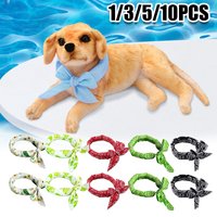 Cartoon Pet Ice Neck Wrap Cat Dog Cooling Scarf Summer Heat Relief Bandana Japanese Korean Style Cold Towel