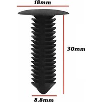 10Pcs For 8.5mm Hole OE: 6033082 Universal Car Roof Top Ceiling Retainer Fasteners Clips Plastic Automotive Tree Rivets A10