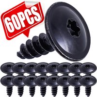 Metal Self Tapping Screw Rivet Black Car Body Screws Mudguard N90974701 for VW Golf Fastener Bolt Cross Self Tapping Phillips