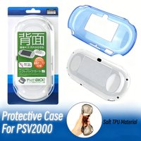 4 Colors Transparent Protective Case For PSV2000 Cover TPU Soft Protective Shell For PS Vita 2000 Housing Shockproof case