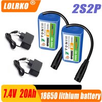 NEW 7.4V 20000mAh battery suitable for V020 V900 2011-5 V007 C18 H18 V18 D18B FX88 remote control RC fishing bait boat battery