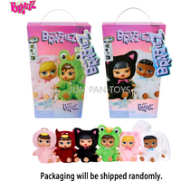 Original Bratz Bratziez Iconz Series Unboxing Plush Pendant Keychain Random Style Mini Dolls Collectible Surprise Blind Box Toys