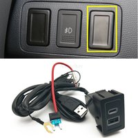 Compatible for Suzuki SX4 Swift Vitara New Alto Car Quick Charger Double USB Interface Socket Outlet Power Charging Adapter