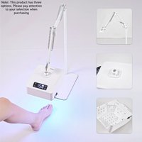 48W New Pro Pedicure UV Lamp LED High-Power Foot UV Curing Light Rechargeable Gel Nail Dryer with Foot Switch for Pedicure Nail image 4