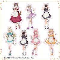 New Anime The 100 Girlfriends Who Really Love You Hakari Nano Eiai Double insertion AcrylicStand Desktop Decor Gifts15cm