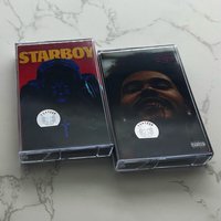 The Weeknd Starboy & Beauty Behind the Madness R&B Synth-pop Audio Cassette Tape Retro Analog Sound Collectible For Fans Home